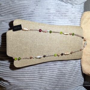 Cookie Lee Elegant Multicolor Beaded Necklace